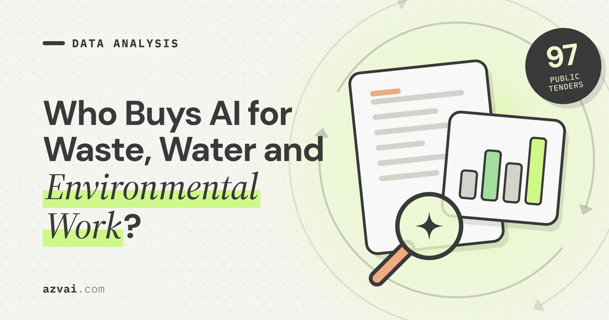 Who Buys AI for Waste, Water and Environmental Work? An Analysis of 97 Public Tenders
