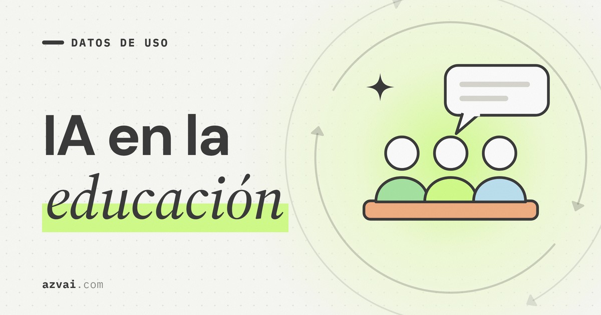 IA en la educación. Análisis de los datos de uso de la IA generativa